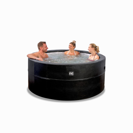 EXIT Leather Premium spa ø184x73cm - noir