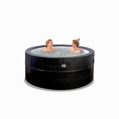 EXIT Leather Premium spa ø184x73cm - noir