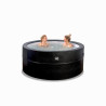 EXIT Leather Premium spa ø184x73cm - noir