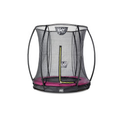 EXIT Trampoline Silhouette inground ø183cm avec filet de sécurité - rose