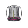 EXIT Trampoline Silhouette inground ø183cm avec filet de sécurité - rose