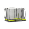 EXIT Trampoline Silhouette inground 244x366cm avec filet de sécurité - vert