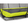 EXIT Trampoline Silhouette inground 244x366cm avec filet de sécurité - vert