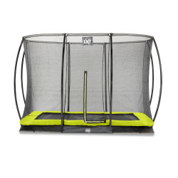 EXIT Trampoline Silhouette inground 214x305cm avec filet de sécurité - vert