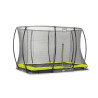 EXIT Trampoline Silhouette inground 214x305cm avec filet de sécurité - vert