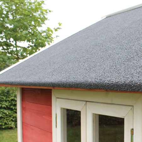 EXIT Loft 500 cabane de jeu en bois - rouge