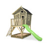 EXIT Crooky 500 cabane de jeu en bois - gris-beige