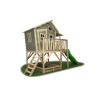 EXIT Crooky 550 cabane de jeu en bois - gris-beige