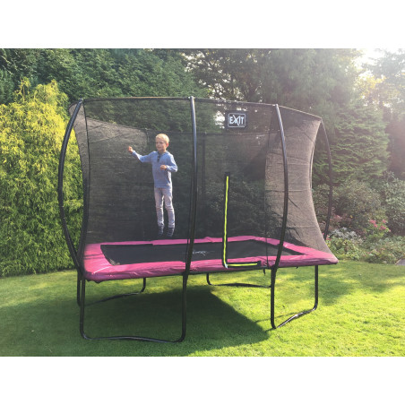EXIT Trampoline Silhouette 244x366cm - rose