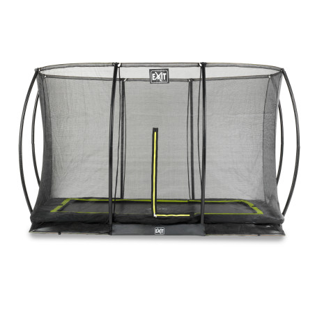 EXIT Trampoline Silhouette inground 244x366cm avec filet de sécurité - noir