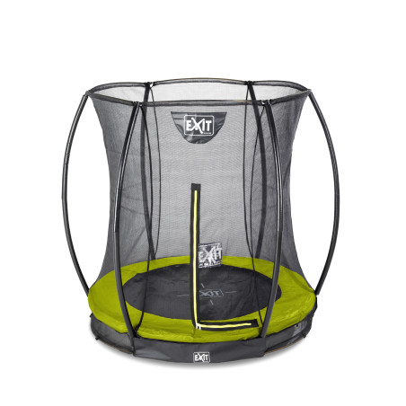 EXIT Trampoline Silhouette inground ø183cm avec filet de sécurité - vert