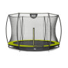 EXIT Trampoline Silhouette inground ø305cm avec filet de sécurité - vert