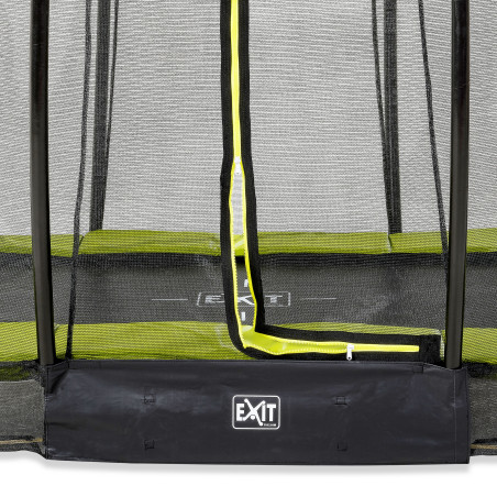 EXIT Trampoline Silhouette inground ø366cm avec filet de sécurité - vert
