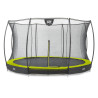EXIT Trampoline Silhouette inground ø427cm avec filet de sécurité - vert