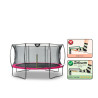 EXIT Trampoline Silhouette ø427cm - rose