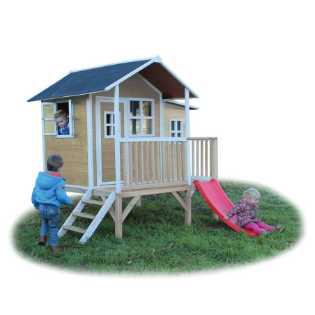 EXIT Loft 350 cabane de jeu en bois - naturel