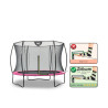 EXIT Trampoline Silhouette ø244cm - rose