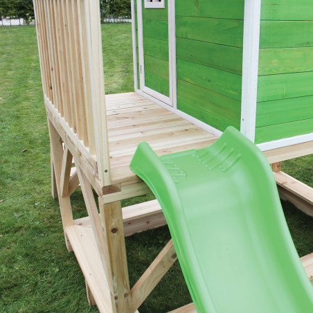 EXIT Loft 500 cabane de jeu en bois - vert