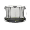 EXIT Trampoline Silhouette inground ø244cm avec filet de sécurité - noir