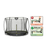 EXIT Trampoline Silhouette inground ø244cm avec filet de sécurité - noir