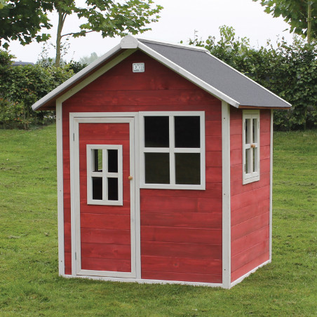 EXIT Loft 100 cabane de jeu en bois - rouge