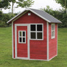 EXIT Loft 100 cabane de jeu en bois - rouge