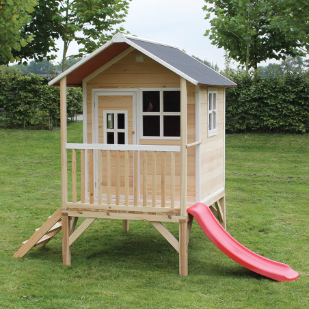 EXIT Loft 300 cabane de jeu en bois - naturel