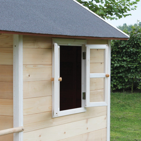 EXIT Loft 300 cabane de jeu en bois - naturel