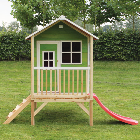 EXIT Loft 300 cabane de jeu en bois - vert