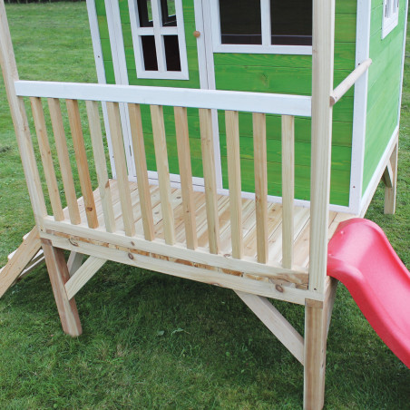 EXIT Loft 300 cabane de jeu en bois - vert