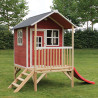 EXIT Loft 300 cabane de jeu en bois - rouge