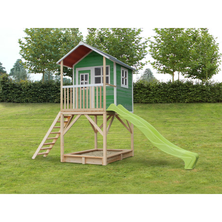 EXIT Loft 700 cabane de jeu en bois - vert