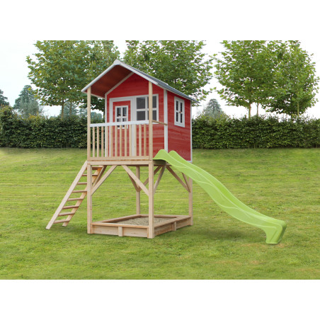 EXIT Loft 700 cabane de jeu en bois - rouge