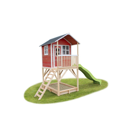 EXIT Loft 700 cabane de jeu en bois - rouge