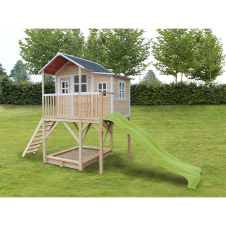 EXIT Loft 750 cabane de jeu en bois - naturel