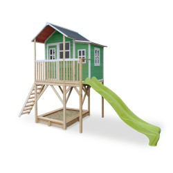 EXIT Loft 750 cabane de jeu en bois - vert