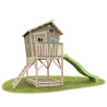 EXIT Crooky 700 cabane de jeu en bois - gris-beige