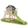 EXIT Crooky 750 cabane de jeu en bois - gris-beige