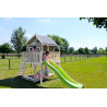 EXIT Crooky 750 cabane de jeu en bois - gris-beige