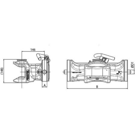 Accouplement de remorque SAUERMANN HS1450390