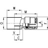 Accouplement rapide femelle CAMOZZI 6610838