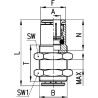 Accouplement rapide femelle CAMOZZI 659012