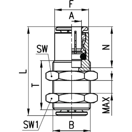 Accouplement rapide femelle CAMOZZI 65905