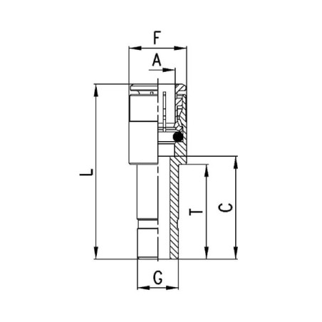 Accouplement rapide femelle CAMOZZI 680045