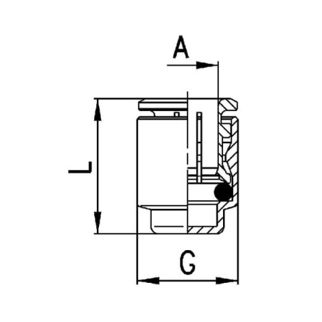 Accouplement rapide femelle CAMOZZI 67508