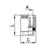 Accouplement rapide femelle CAMOZZI 67508