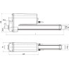 Actionneur 24V LINAK LA363C752H600B20