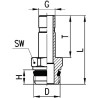 Adaptateur CAMOZZI 68111412