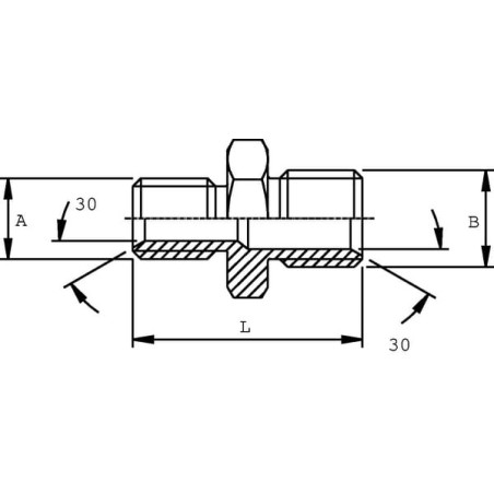 Raccord de réduction BURNETT & HILLMAN VNB1206