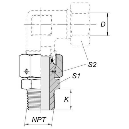 Adaptateur tournant VOSS ACAG131521